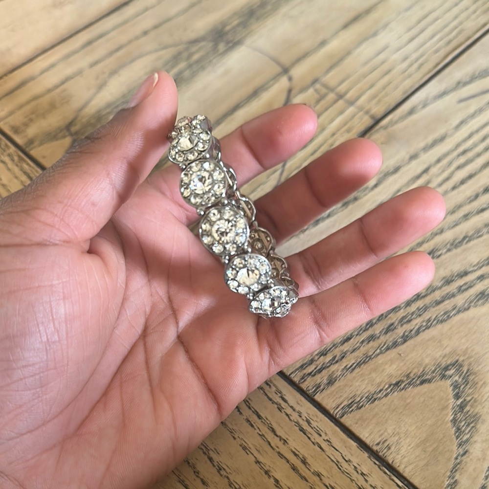 Silver Crystal Bracelet